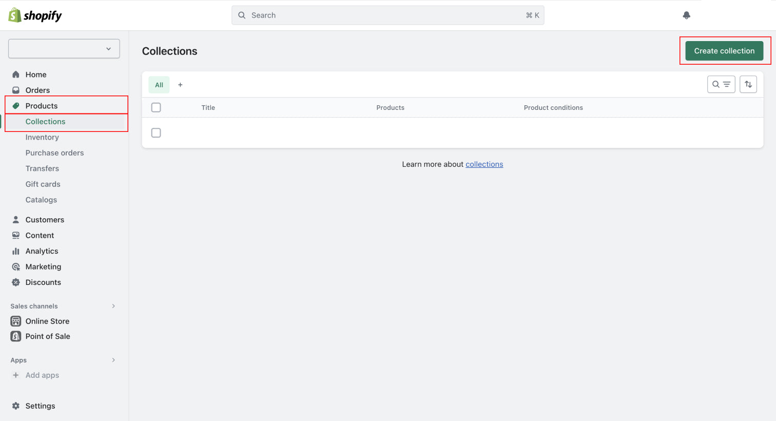 <p>Create product collections</p>