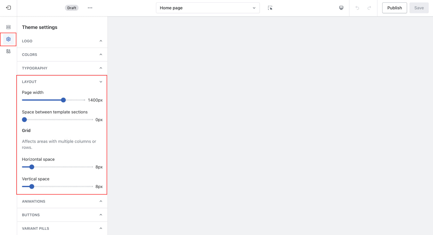 <p>Page Layout</p>