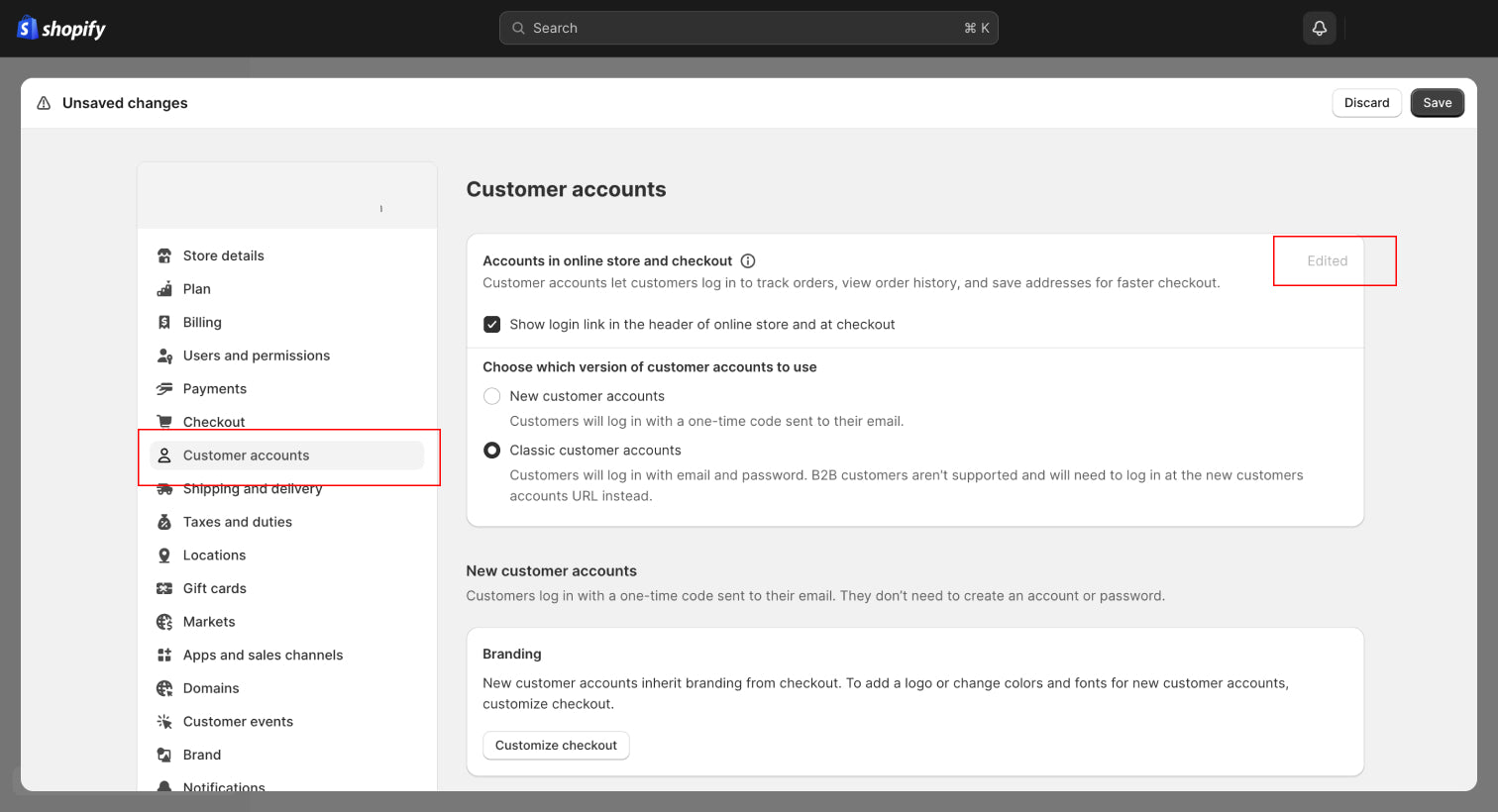 <p>Customer Accounts</p>