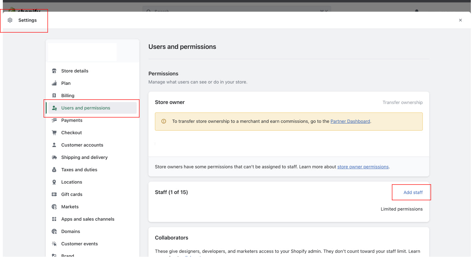 <p>Team Permissions</p>