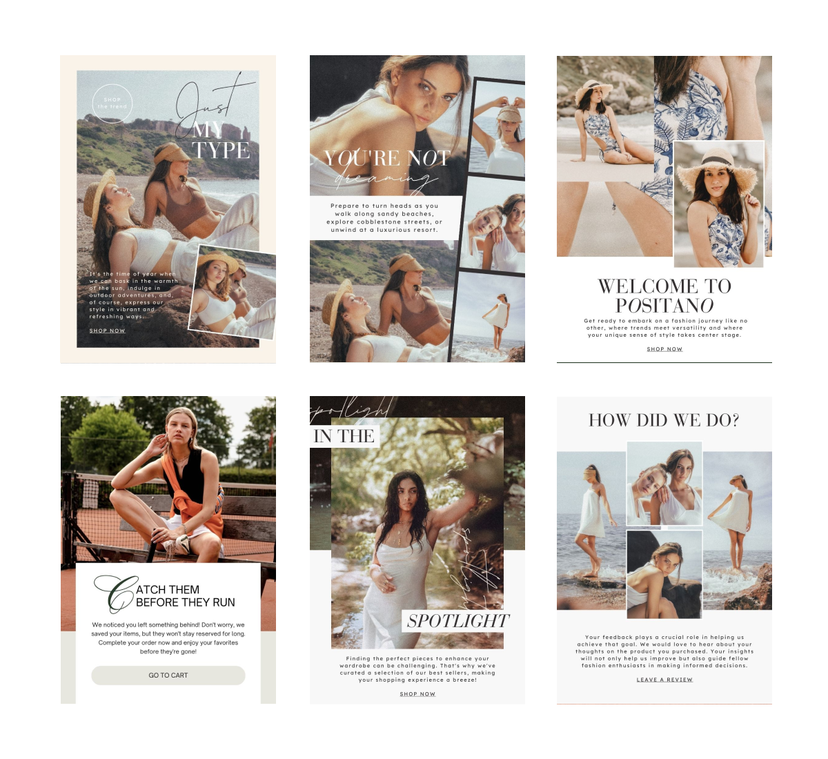 Positano Email Bundle
