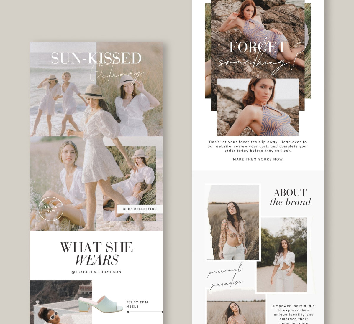 Positano Email Bundle