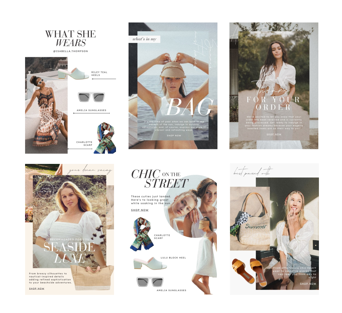 Positano Email Bundle