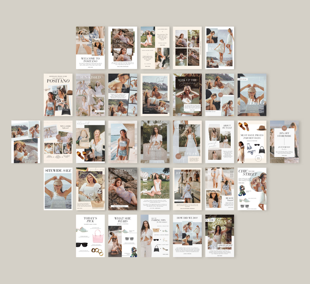 Positano Email Bundle