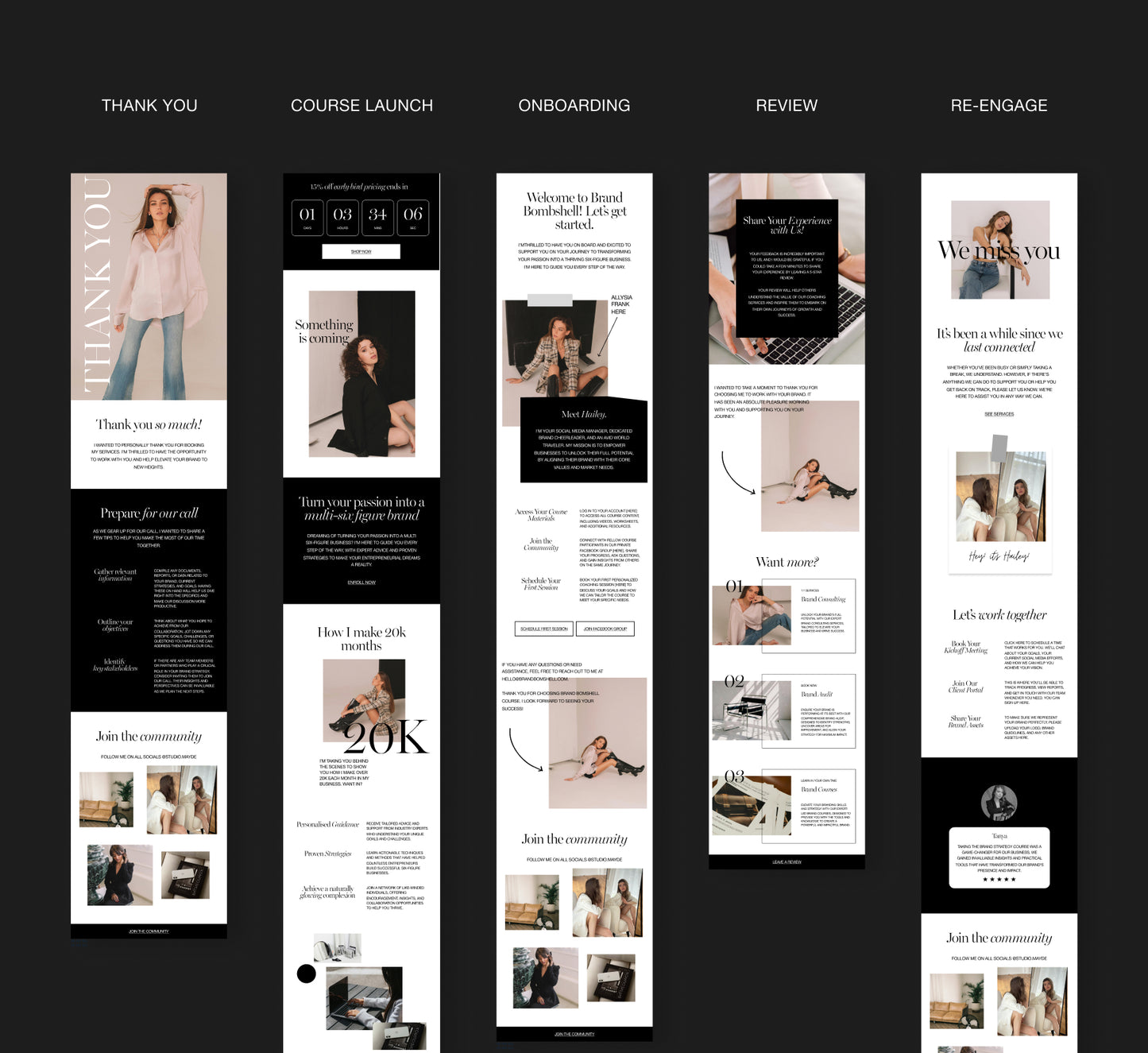 Barcelona Email Bundle
