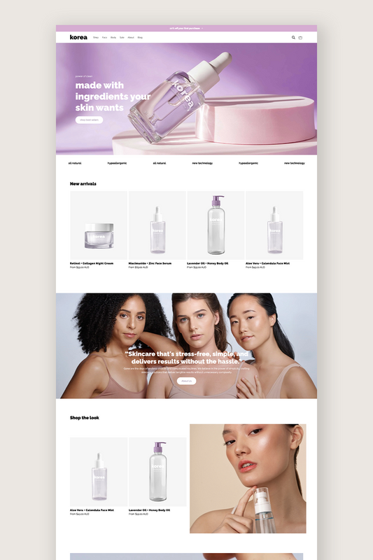 Korea Shopify Theme