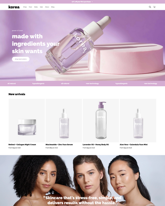 Korea Shopify Theme