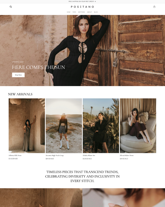 Positano Shopify Theme
