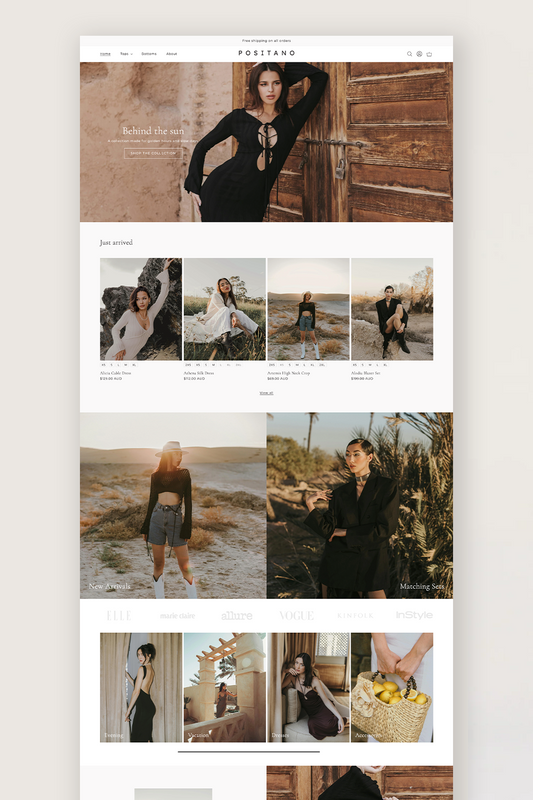 Positano Shopify Theme