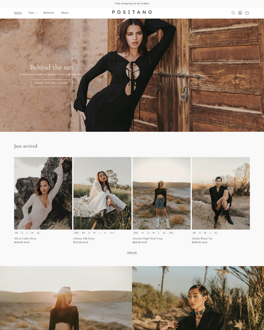 Positano Shopify Theme